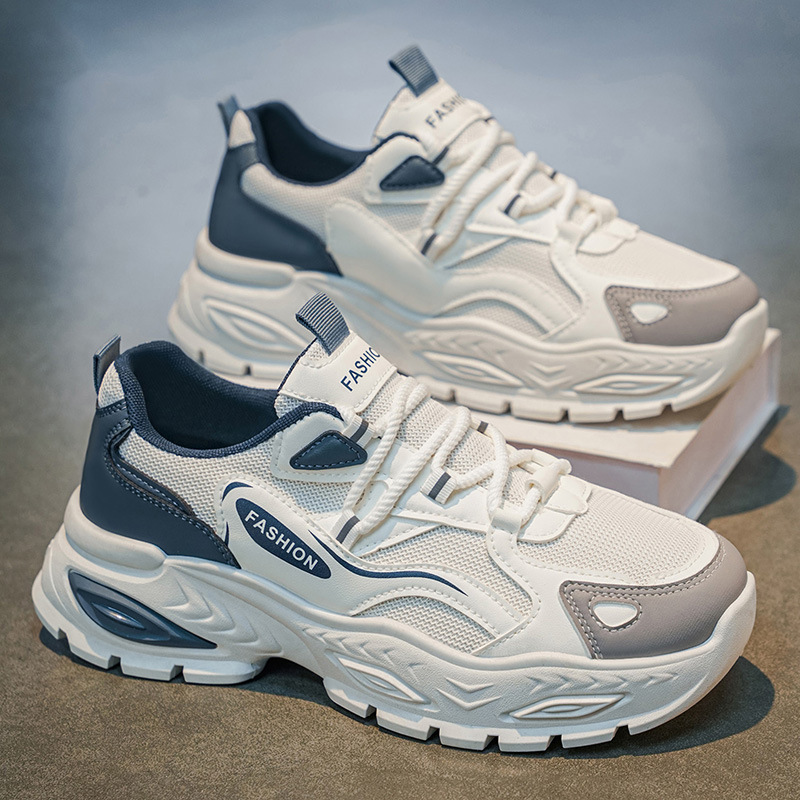 Men's Sports Shoes, Lightweight and Comfortable, Thick-Soled Dad Shoes, 2026 Spring New Fashion Trendy Versatile Student Casual Shoes