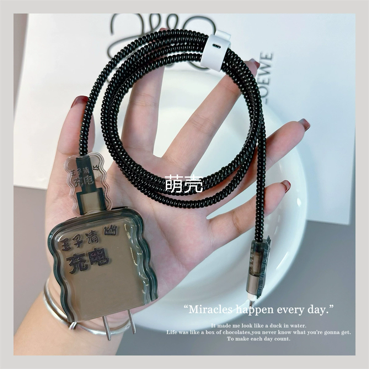 Применимо Apple 15 зарядное устройство для мобильного телефона 20 Вт быстрой зарядной головки iPhone14 кабель для защиты от сломанных волн