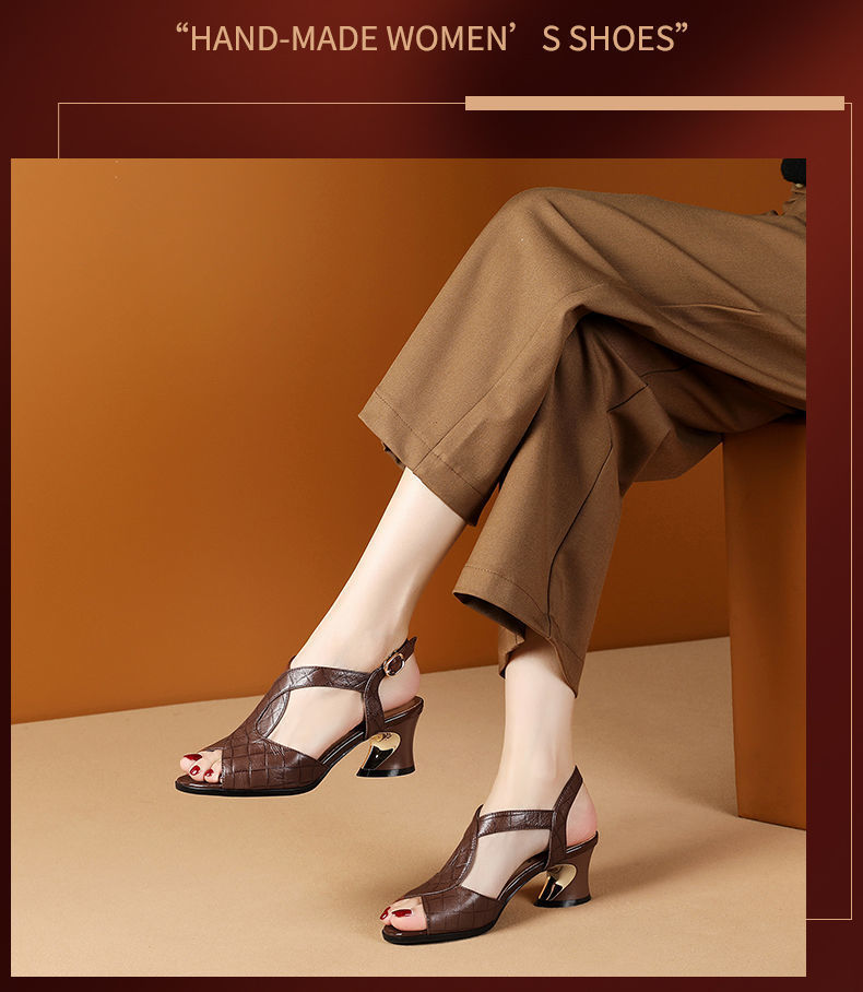 Stylish Fish-mouth Sandals