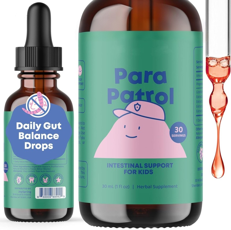 Cross-Border Us Market Overseas Tk Meike Duo American Children's Intestinal Health Drops Vitamins Full English Chili Liquid