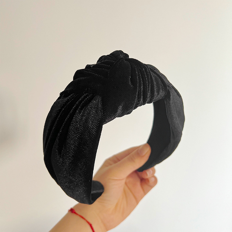 Elegant Streetwear Solid Color Cloth Hair Band display picture 3