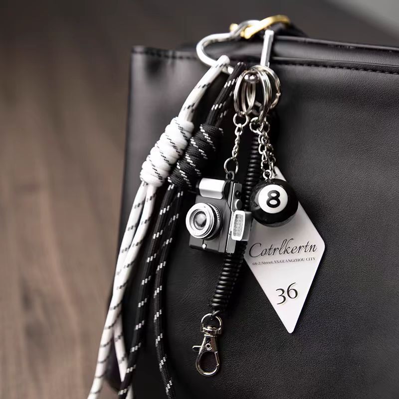 Baby Camera Mini Camera Clothing Gift Small Pendant Leather Bag Pendant Decoration Keychain Earphone Case Accessories