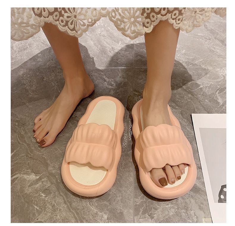 Women Slippers Flip-Flops Pool Rubber Leather Quick Drying Sandals_voghion.com