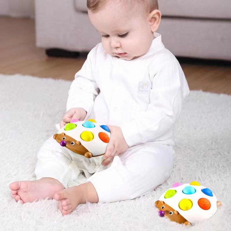 baby Hedgehog Pressing Appease Bubble Fun children Clutch plate silica gel Pressing animal finger Physical exercise Toys