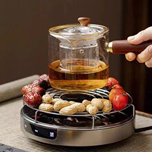 升级款艾玛诗电陶炉T6煮茶器玻璃烧水壶多功能围炉煮茶超薄电陶炉
