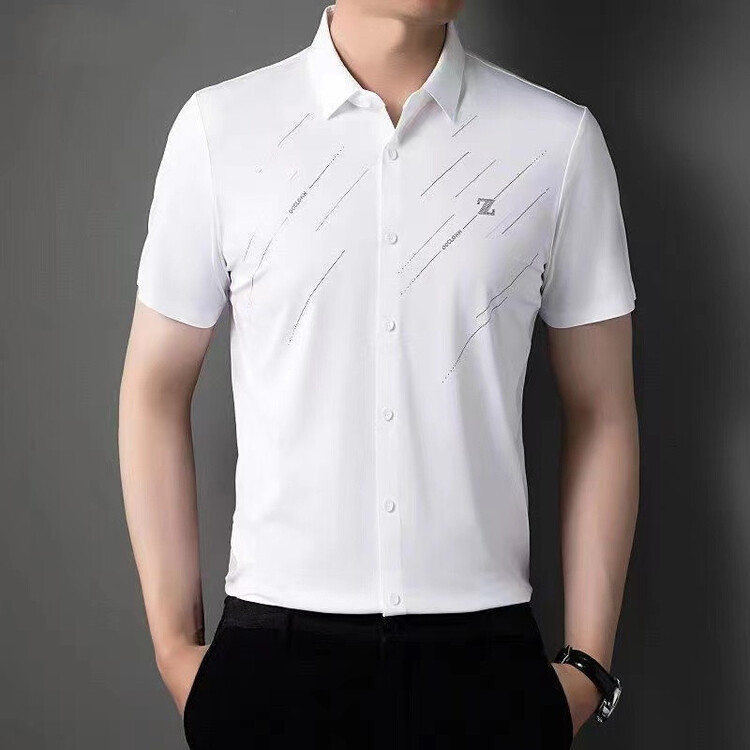 2303 Manga corta blanca