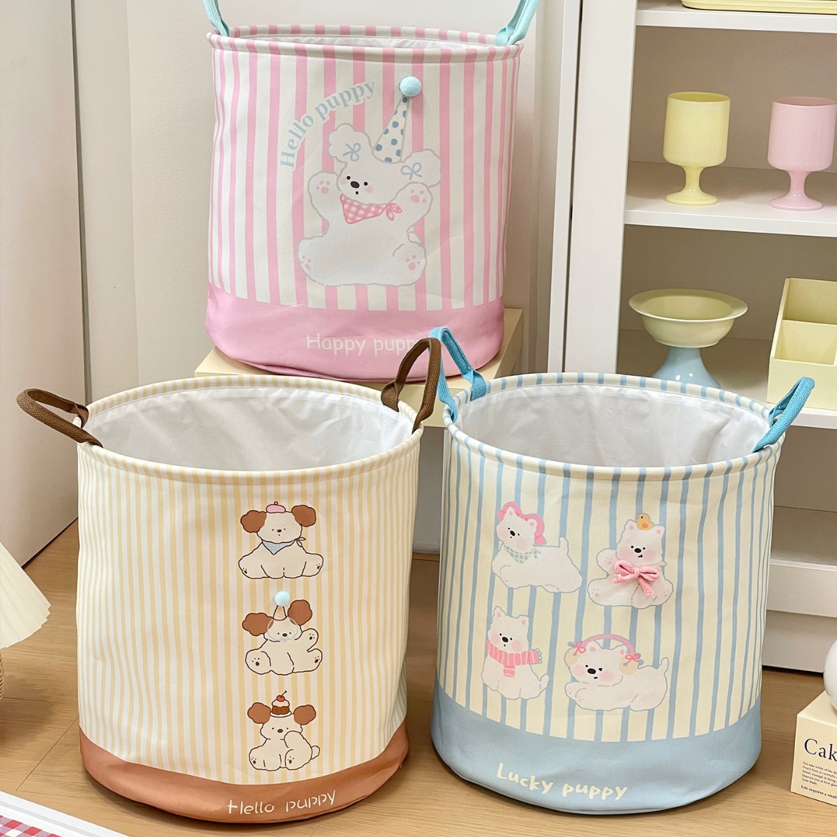 La canasta de ropa sucia se puede plegar y almacenar lindo. Cesta de ropa sucia de alto valor. Cesta de ropa. Juguetes de lavandería para el hogar de gran capacidad.