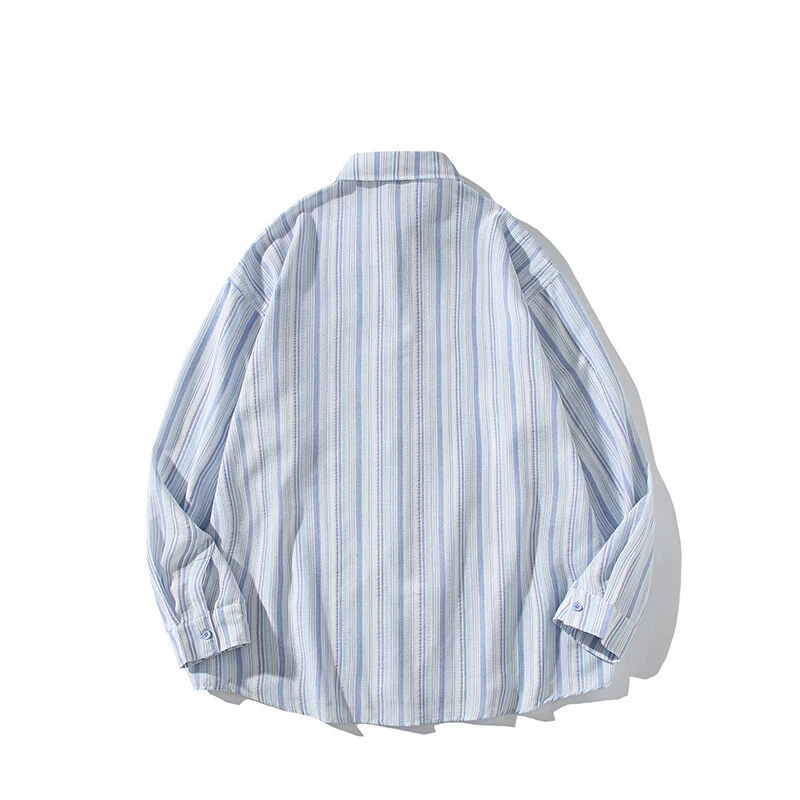 Модная рубашка, летной дизайн с длинным рукавом, oversize, свободный крой