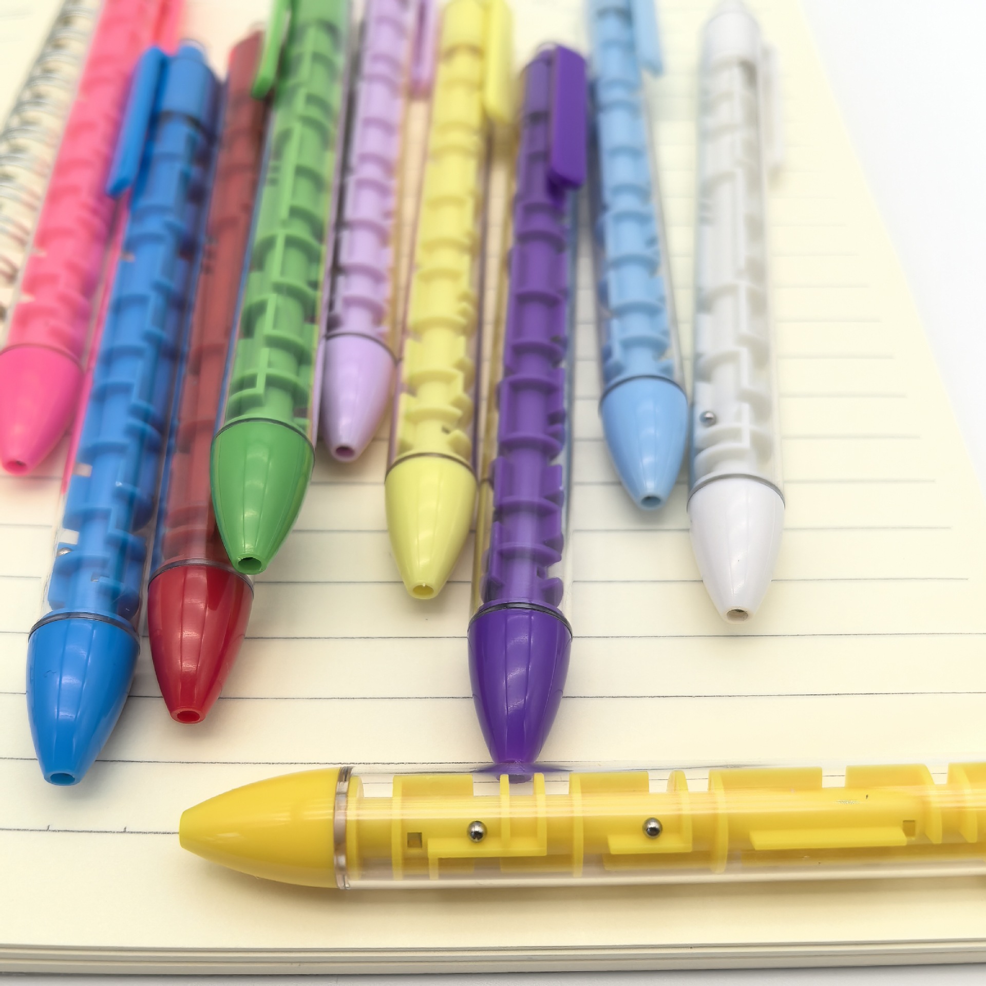 Nueva actualización de segunda generación de lápiz laberinto creativo se puede personalizar color múltiple para estudiantes de primaria rompecabezas curiosidad pulsar lápiz laberinto