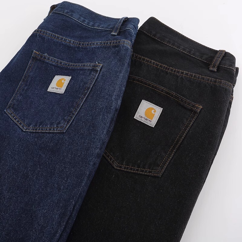 Carhartt Mainline Heavy Vintage Distressed Jeans Ins Trendy Brand Unisex Loose Straight Pants