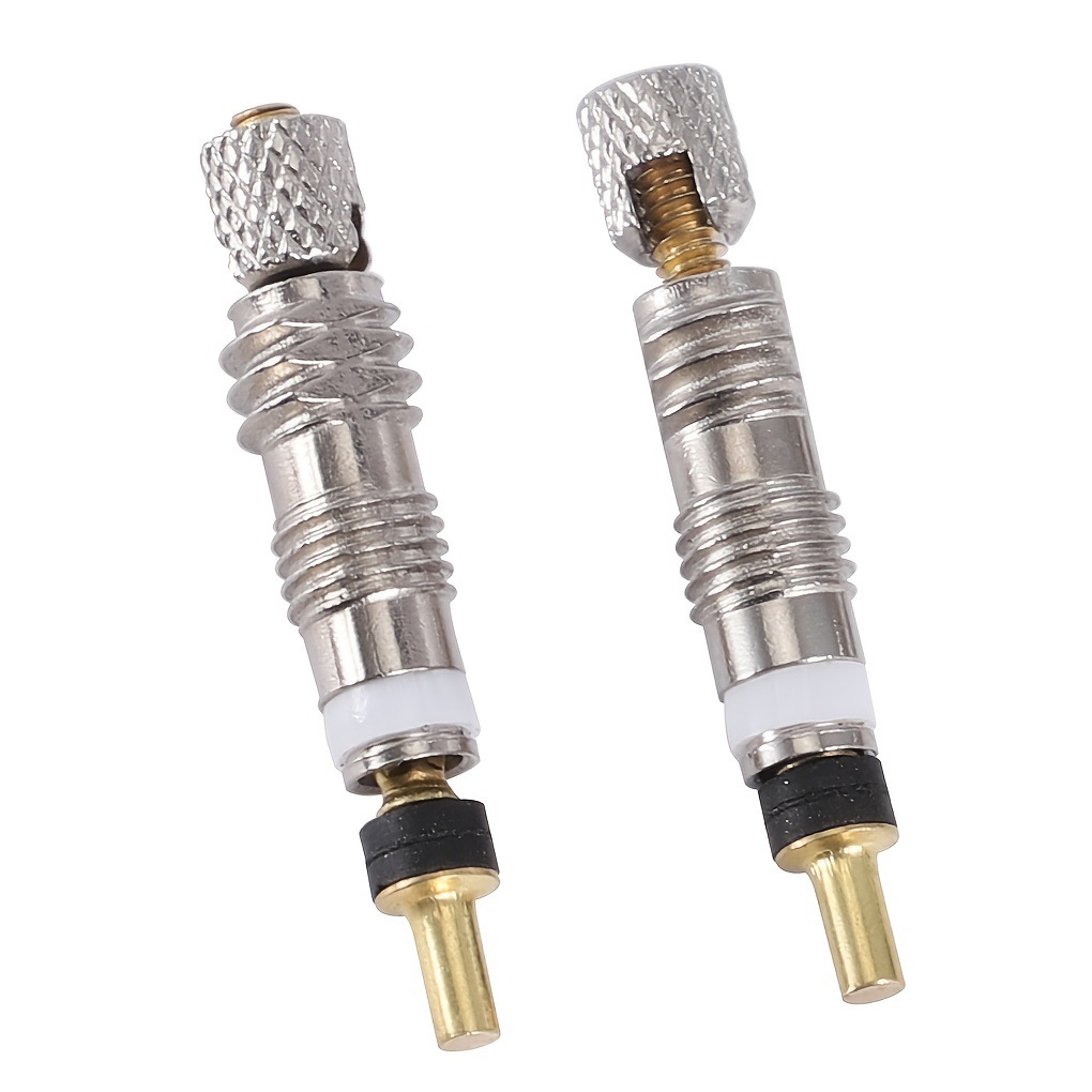 山地自行车铜材质可拆卸法式气门芯VT-002公路车锌合金银色