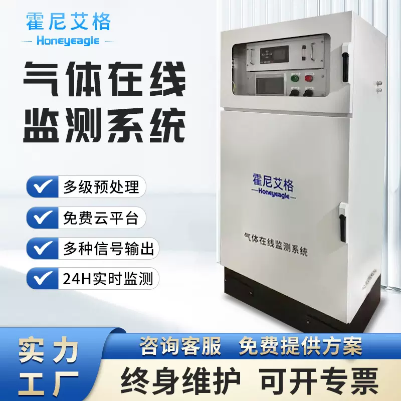 燃烧炉废气在线监测系统硫化物含量检测仪CO浓度分析仪智能传感器