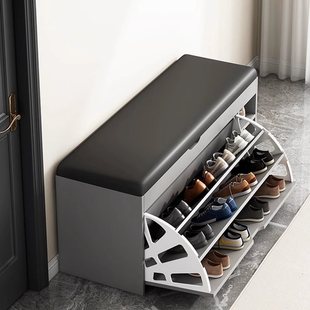Shoe-Changing Bench for Home Entrance, Shoe Rack with Seat, Entryway Shoe Cabinet with Seat, Integrated Light Luxury Shoe Bench, Entryway Shoe Bench