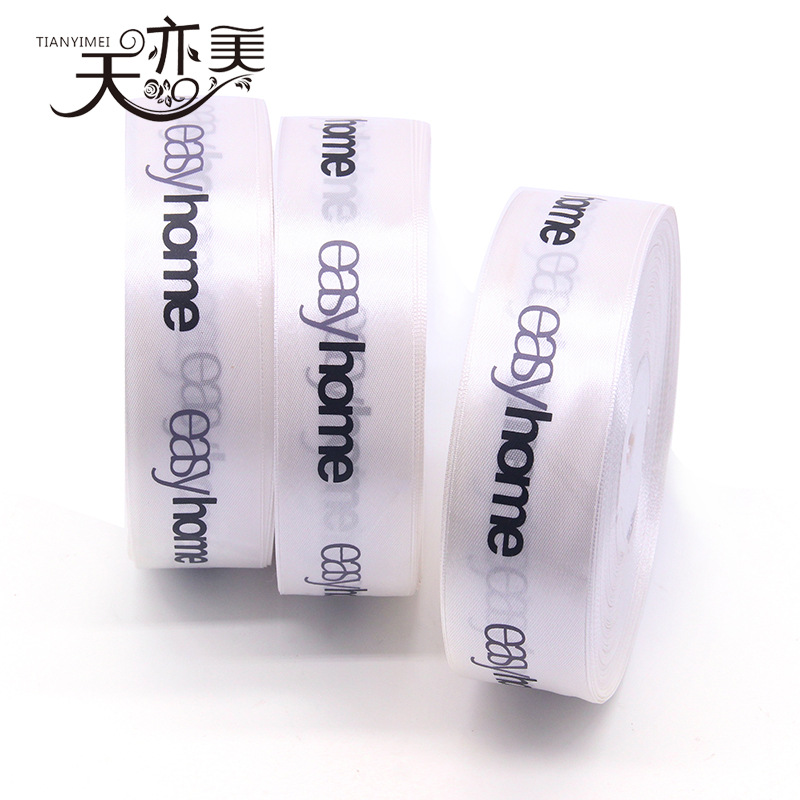 Cinta de belleza tianyi cinta de serigrafía de 2 colores 4cm regalo decoración cinta de la letra de la impresión de la cinta