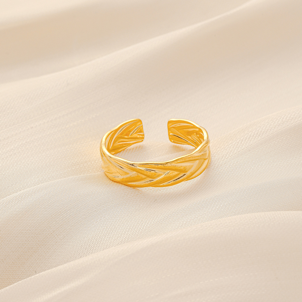6g Weight Open Ring Classification Adjustable Ring Size 1 Piece Quantity Daily Occasion Stainless Steel Material Star, Heart Shape Pattern Women'S Gender Plating Design Simple Style Style Simple Style Star Heart Shape Stainless Steel Plating Open Ring 1 Piece 56
