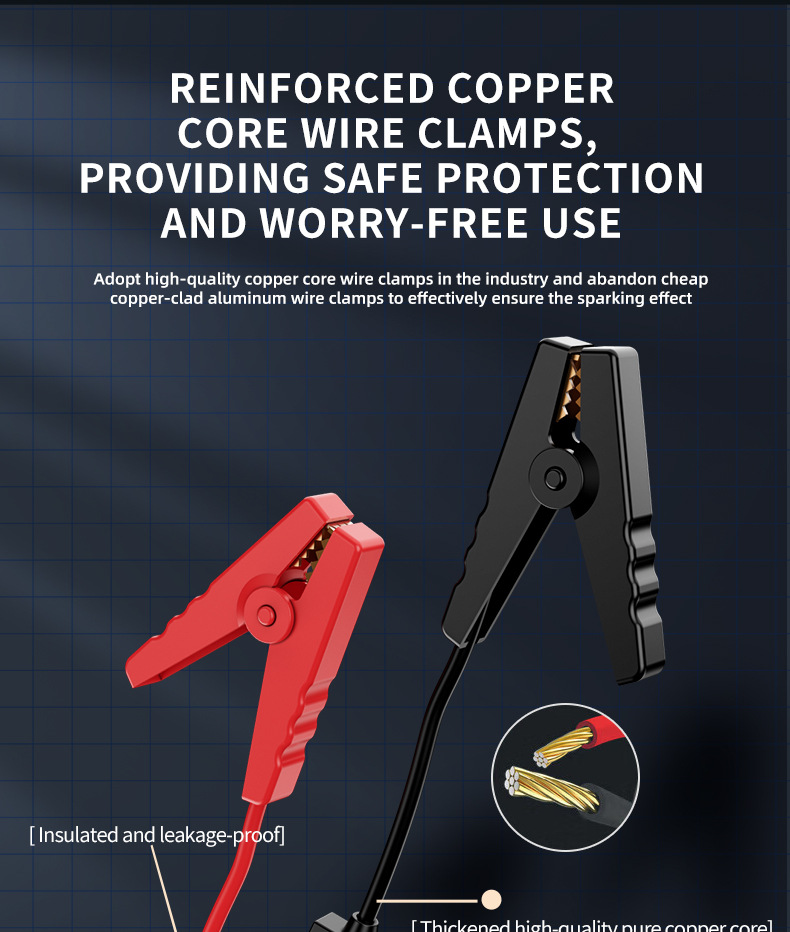 Foreign trade car air pump all-in-one machine emergency start power supply 12 portable car electric car jump starter
