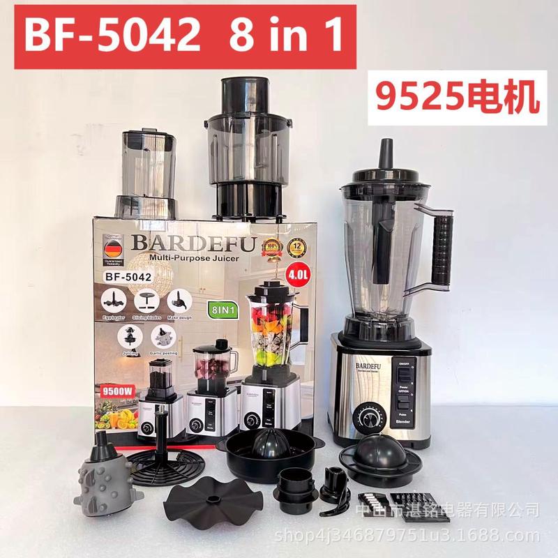 4L8in1blender外贸美欧不锈钢大容量金属绞肉机碎冰榨汁机破壁机|undefined