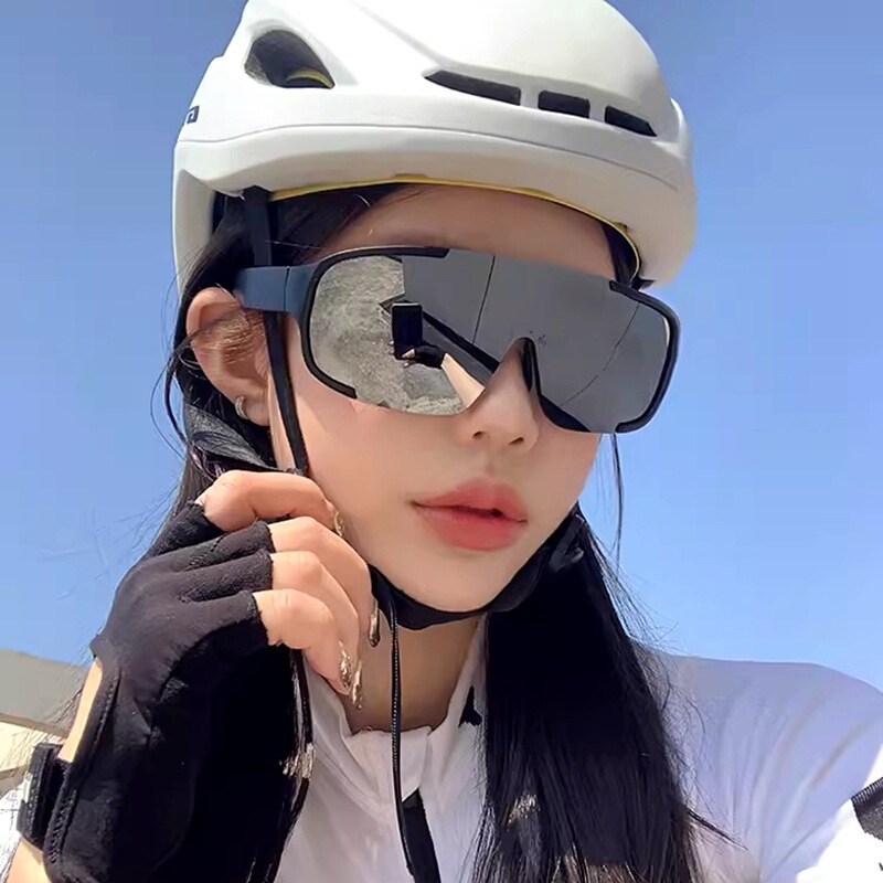 昼と夜の騎乗眼鏡アウトドアスポーツ変色サングラス防風砂登山サングラス自転車徒歩ゴーグル|undefined