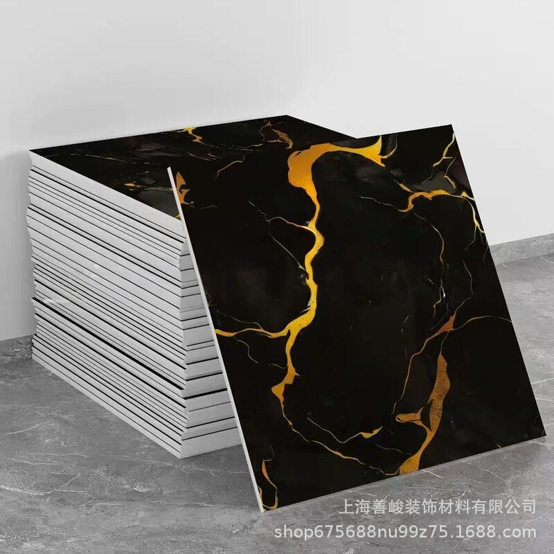 跨境出口批发30*30cm 仿瓷砖大理石纹自粘墙壁纸护墙板铝塑板贴纸|undefined
