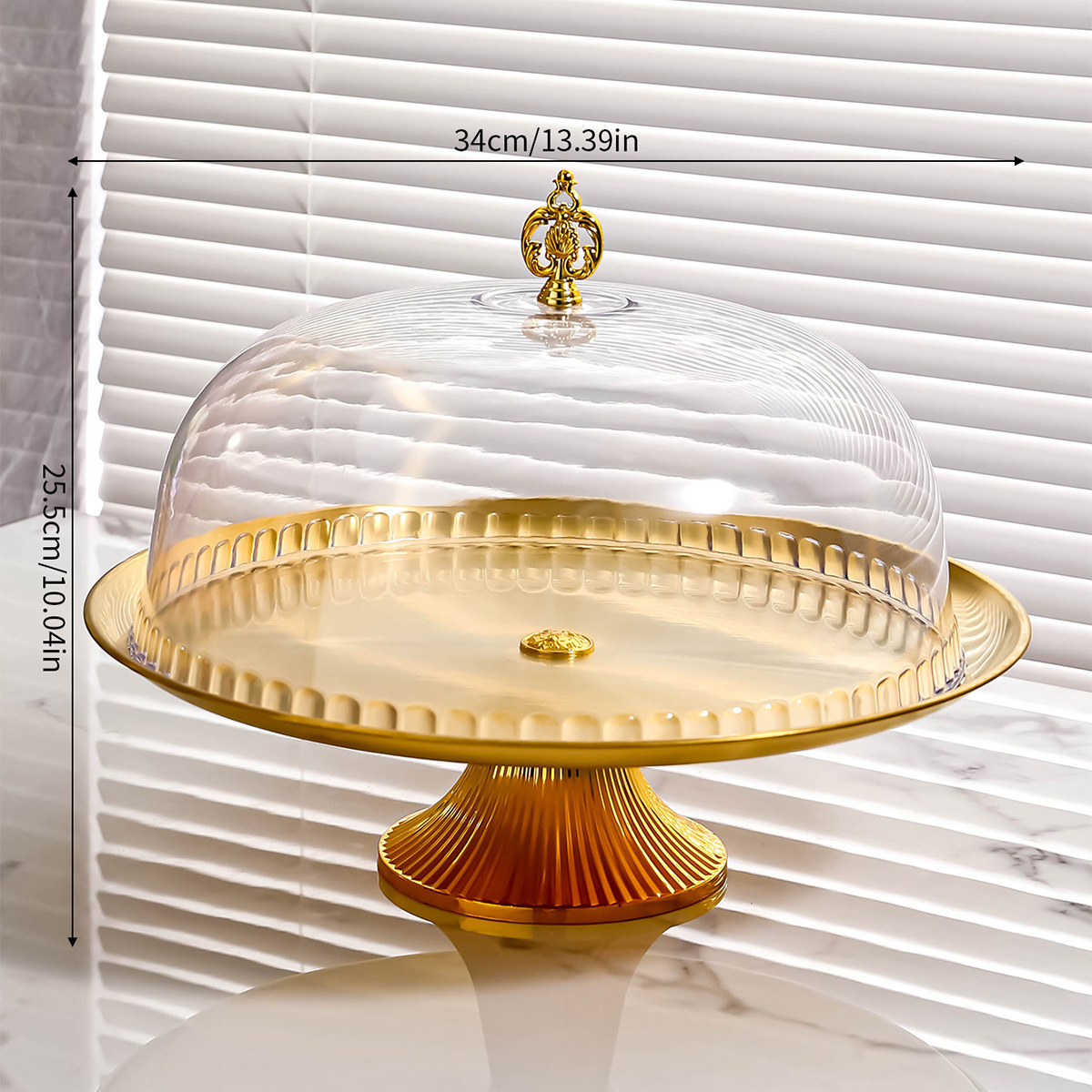 Postre mesa decoración snack soporte de exhibición con tapa pastel soporte placa de merienda placa de fruta placa sola capa placa de fruta sala de estar hogar