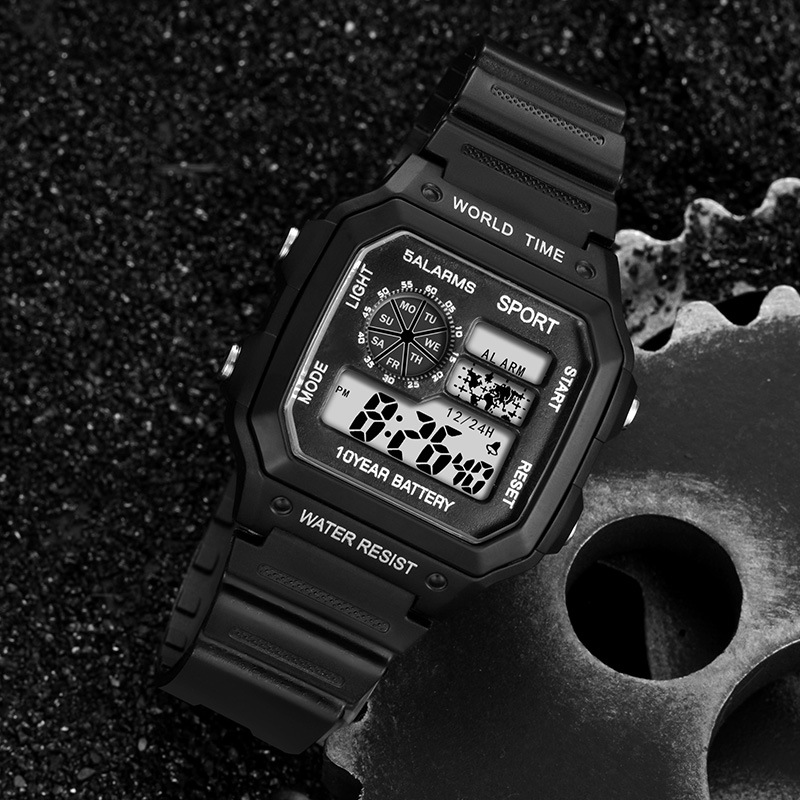 Modas multifuncionales al aire libre reloj electrónico de tendencia estudiantes alarma de luz nocturna relojes electrónicos fabricantes al por mayor