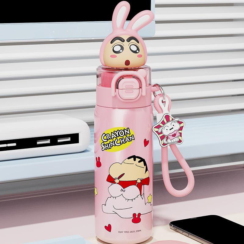 2025 新クレヨンしんちゃんストローカップ水カップ魔法瓶カップ高価値漫画 316 ステンレス鋼ポータブルケトル|undefined