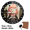 Spirit SPY X FAMILY Anime Creative Table Clock Clock Clock Bell Simple Watch Swing Gifts to make pictures