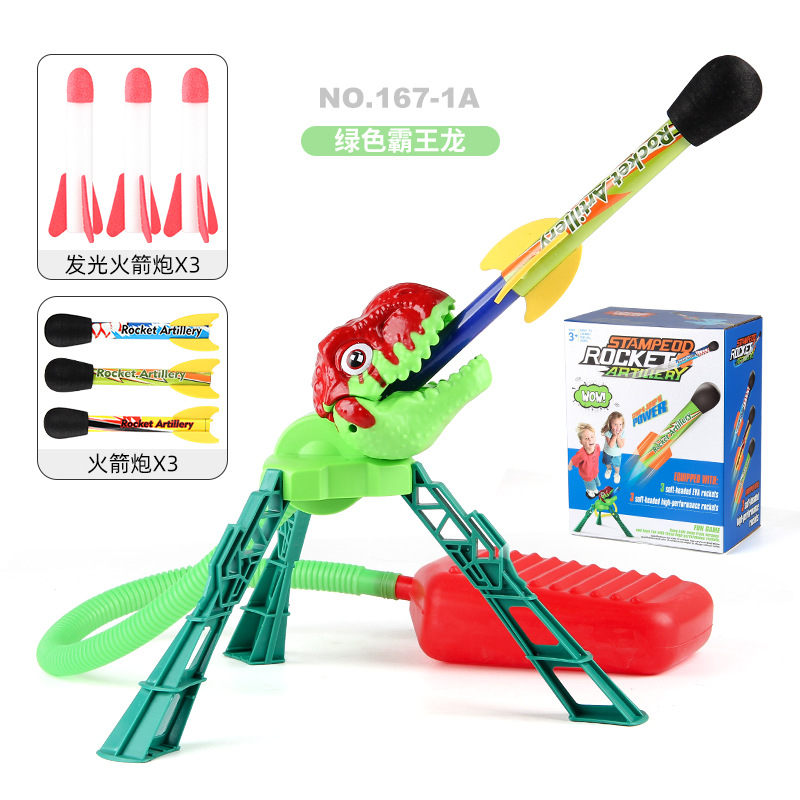 Transfronterizo DE LOS NIÑOS pie-stepping skyrocket interior y exterior luminoso catapulta Flying Arrow flash lanzamiento cohete volador de juguete image 7