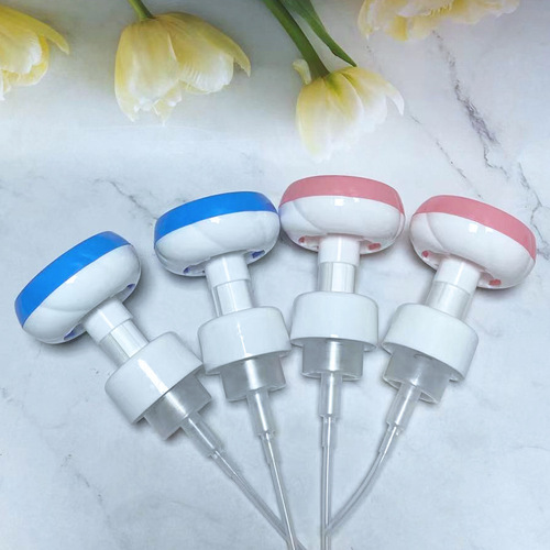 42 teeth 42mm flower-shaped foam pump petal mousse pump head push-type foam head flower-type pump head