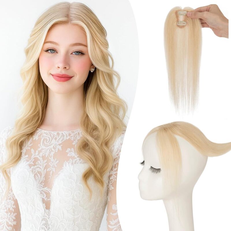 Real human hair middle-parted hairpiece for women, air bangs wig piece, European and American invisible front bangs piece Real human hair middle-parted hairpiece for women, air bangs wig piece, European and American invisible front bangs piece