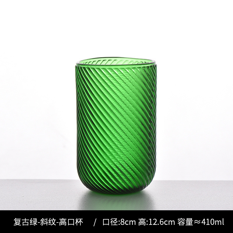 Nuevo retrógrado tallado alto taza de agua taza de vino taza de bebida creativa elegante casa hotel café utensilios de vino