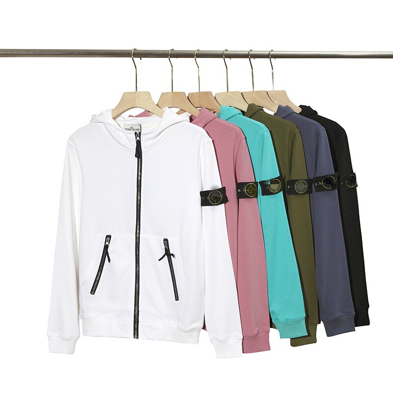 Cross-Border Stone Outdoor Functional Style Compass Patch Hoodie Zip-Up Loose Jacket Unisex Trendy Cross-Border Stone Outdoor Functional Style Compass Patch Hoodie Zip-Up Loose Jacket Unisex Trendy