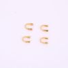 DIY jewelry accessories real gold and color shelter half a monthly buckle CCC C buckle opening bead to locate the tail buckle