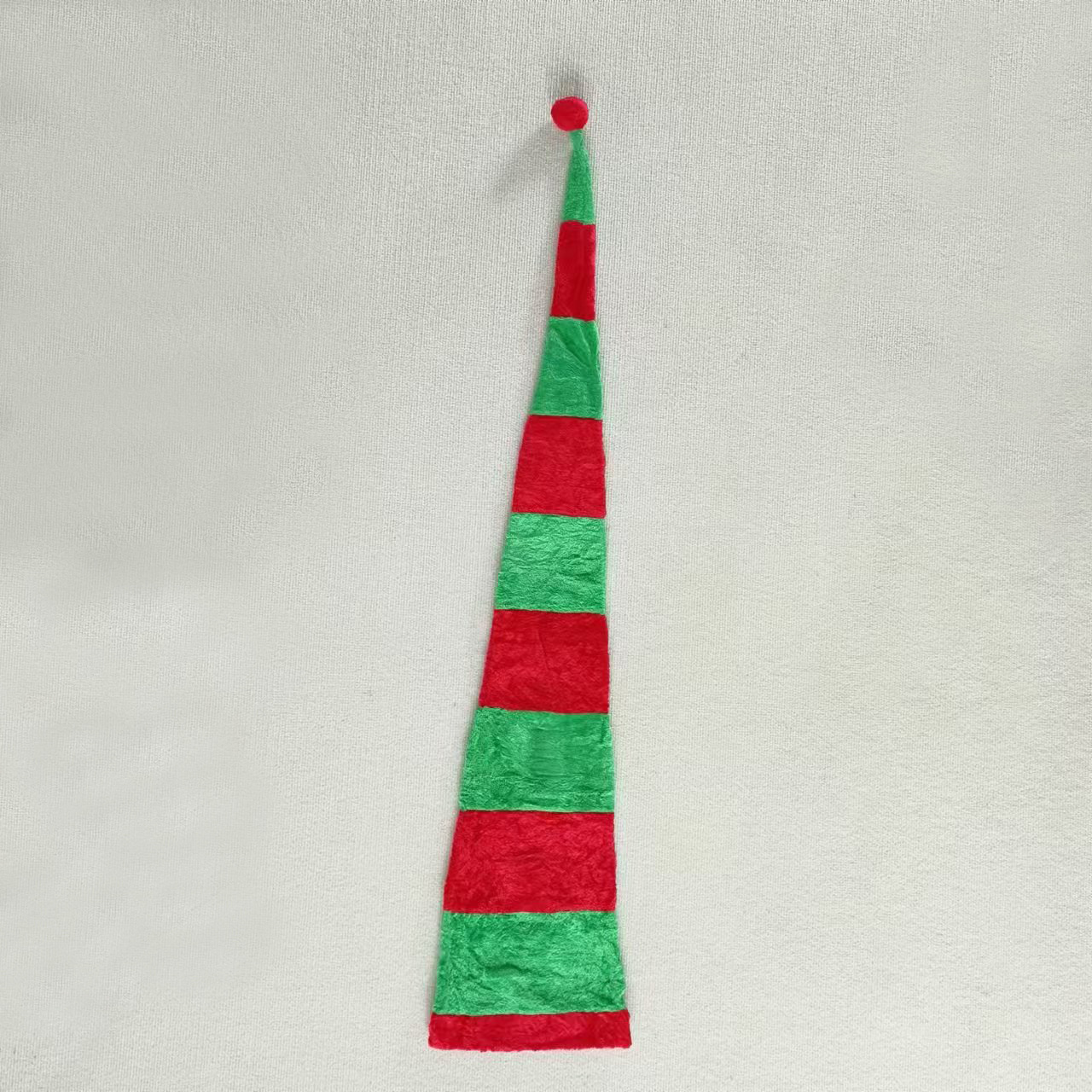 Sombrero de Navidad alargado transfronterizo 150cm Sombrero de Navidad 90cm Sombrero de Navidad super largo rojo, blanco y verde Sombrero de Navidad