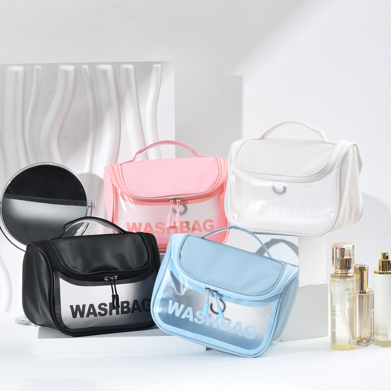 Waterproof Toiletry Bag Large Capacity Travel Cosmetics Cosmetics Bag High-End Portable Transparent Pvc Toiletry Bag for Women