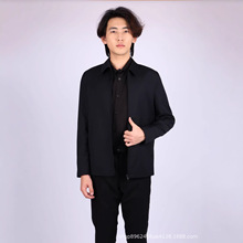 春秋款新款步森狐现货男士修身翻领夹克商务休闲薄款中老年西装