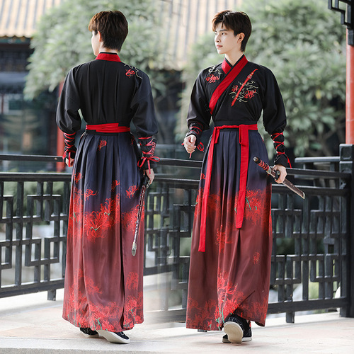 [Bianganhua] Hanfu male Chinese style martial arts style knight ancient style student son fairy class uniform suit