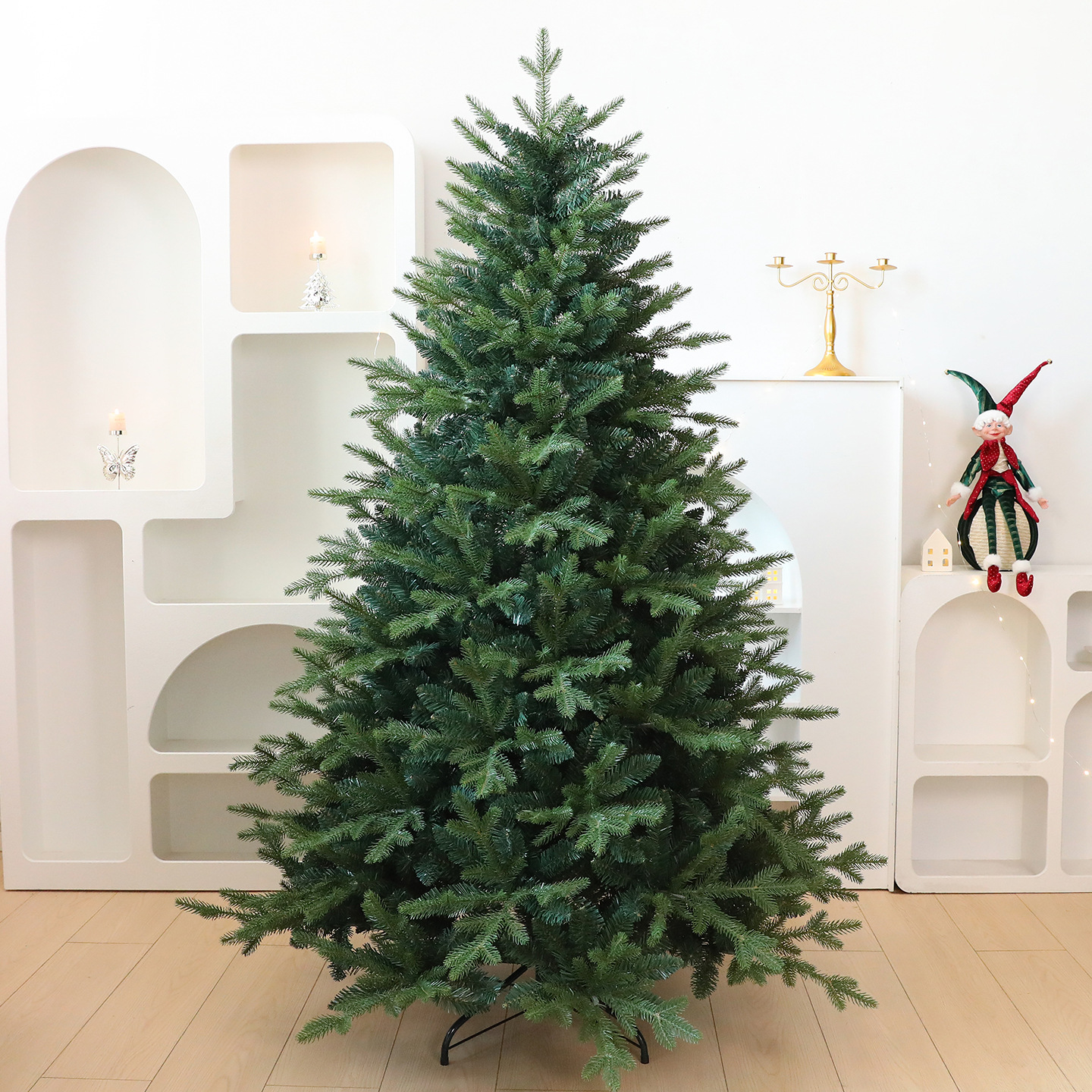 Shengyuan nuevo tamaño completo cifrado pe mezcla pvc árbol de Navidad hotel centro comercial decoración de árbol de Navidad