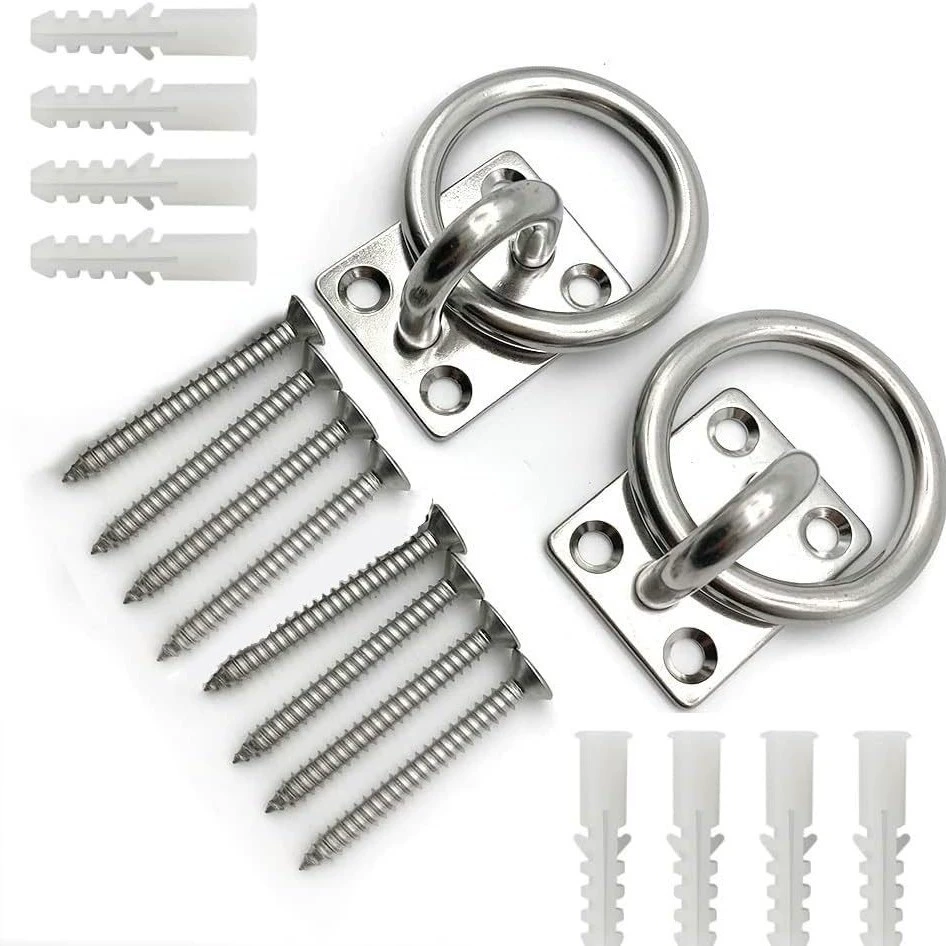 Оптовая продажа от производителя: квадратная дверная застежка из нержавеющей стали 304, аксессуары для морских палуб и яхт, новый крюк, тросовое кольцо, фиксирующая застежка.