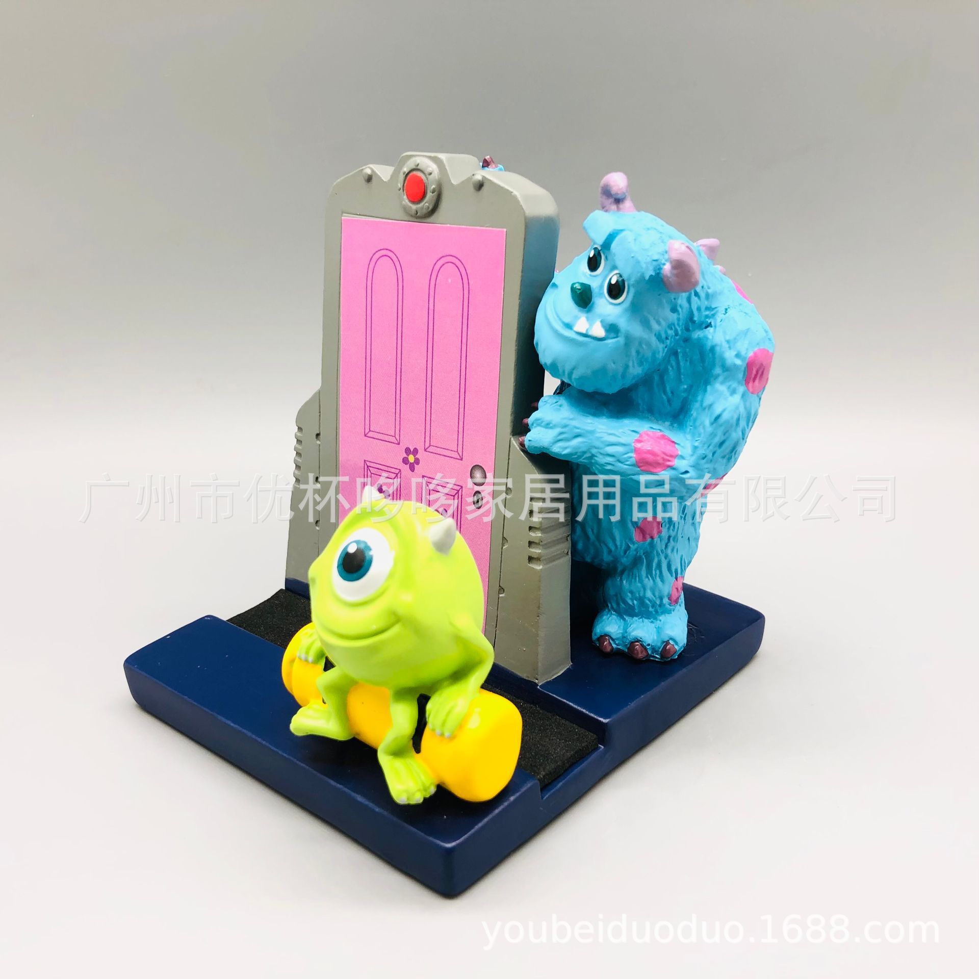 Monster University Sullivan teléfono móvil soporte ojo grande compañía de energía Pelo Largo monstruo modelo Muñeca de dibujos animados