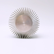 6063铝合金型材太阳花散热器 大功率led工矿灯散热器片订加工定制