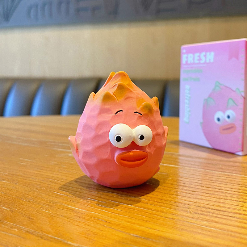 Оригинальные фруктовые украшения второго поколения в стиле резьбы по дереву - драконий фрукт