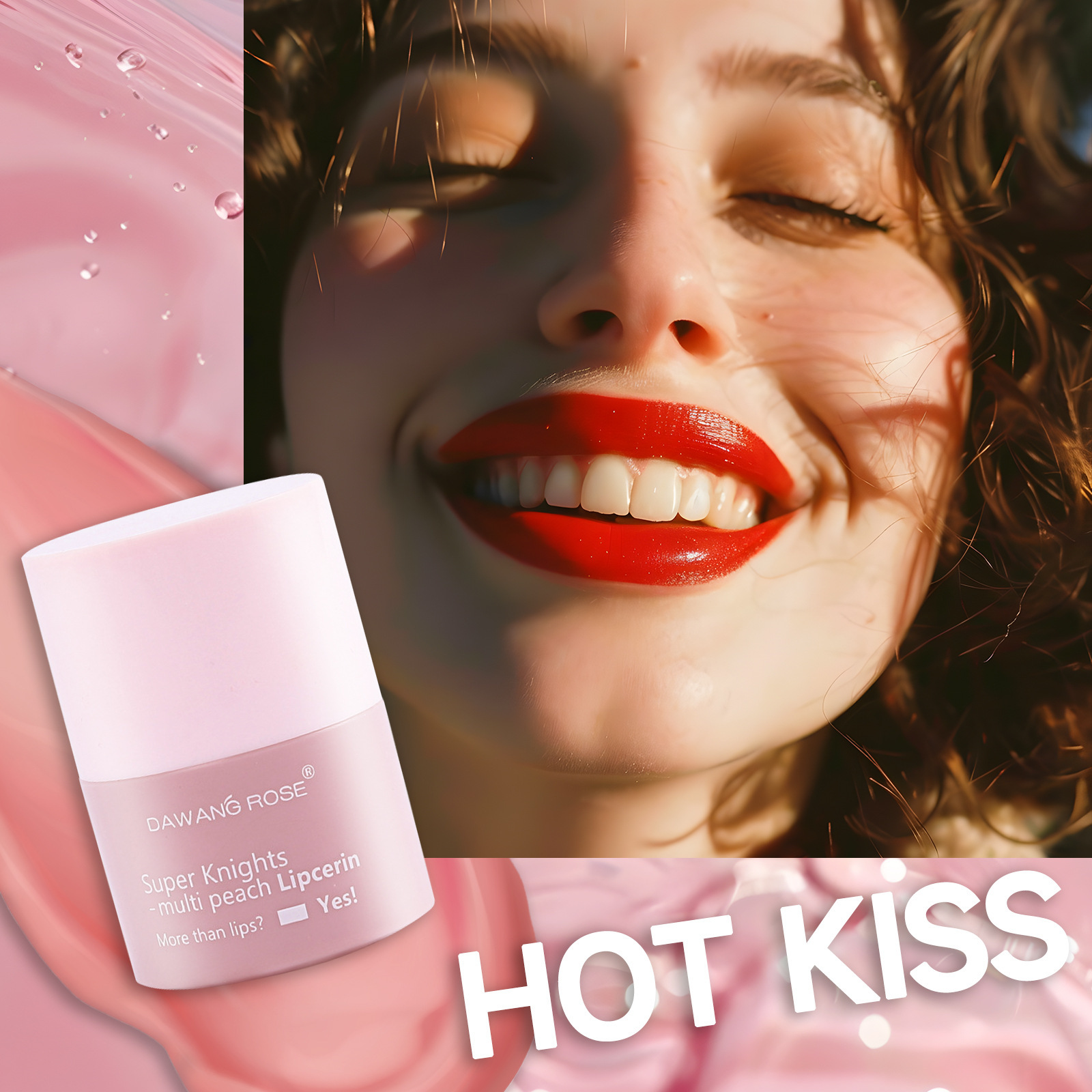 Moisturizing Lip Mask Portable Compact Lip Gloss Translucent Clear Repairing Reduces Lines Lip Makeup_voghion.com