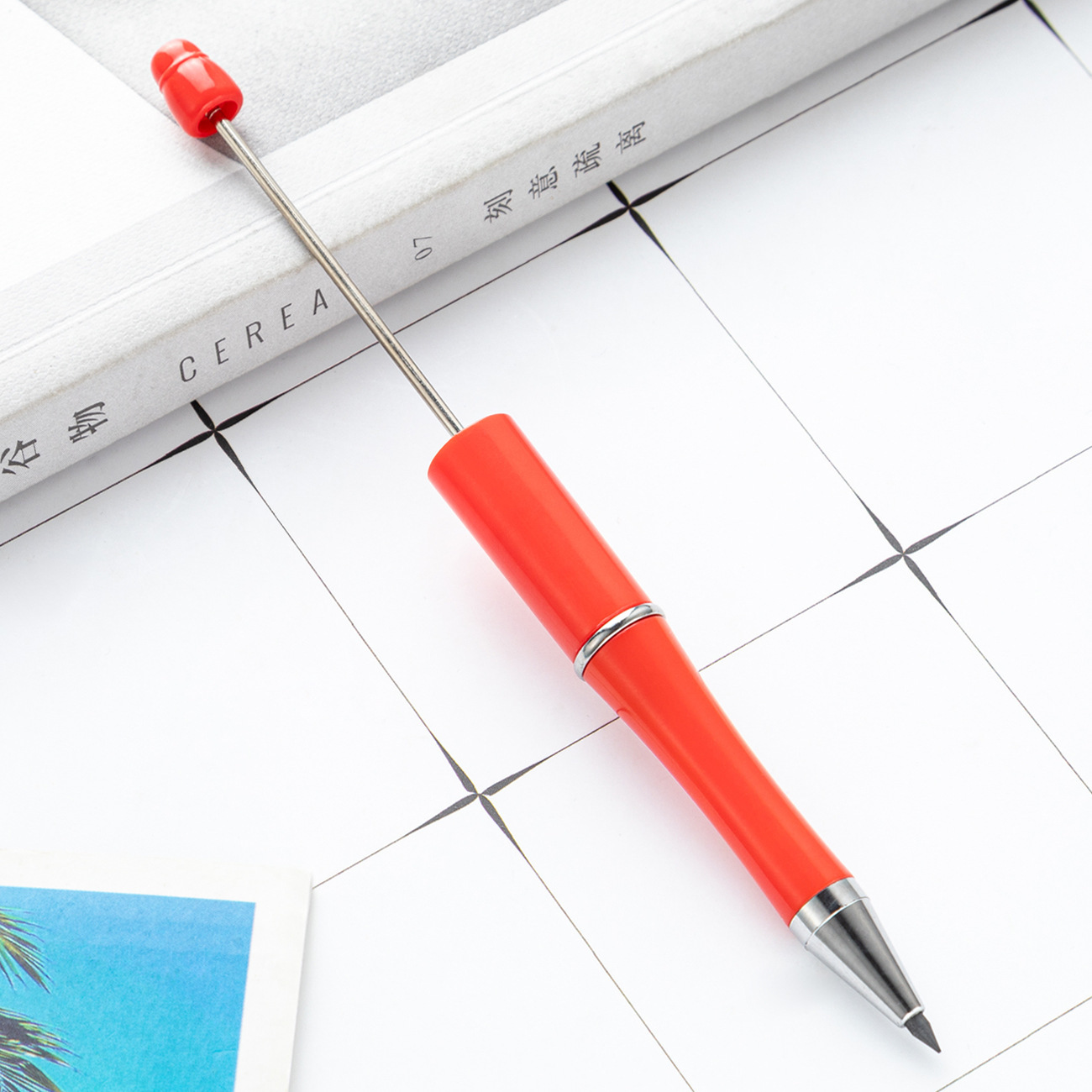 Pluma de plástico creativa para escribir dibujo sin cortar sin tinta para escribir lápiz continuo publicidad de regalos de eventos