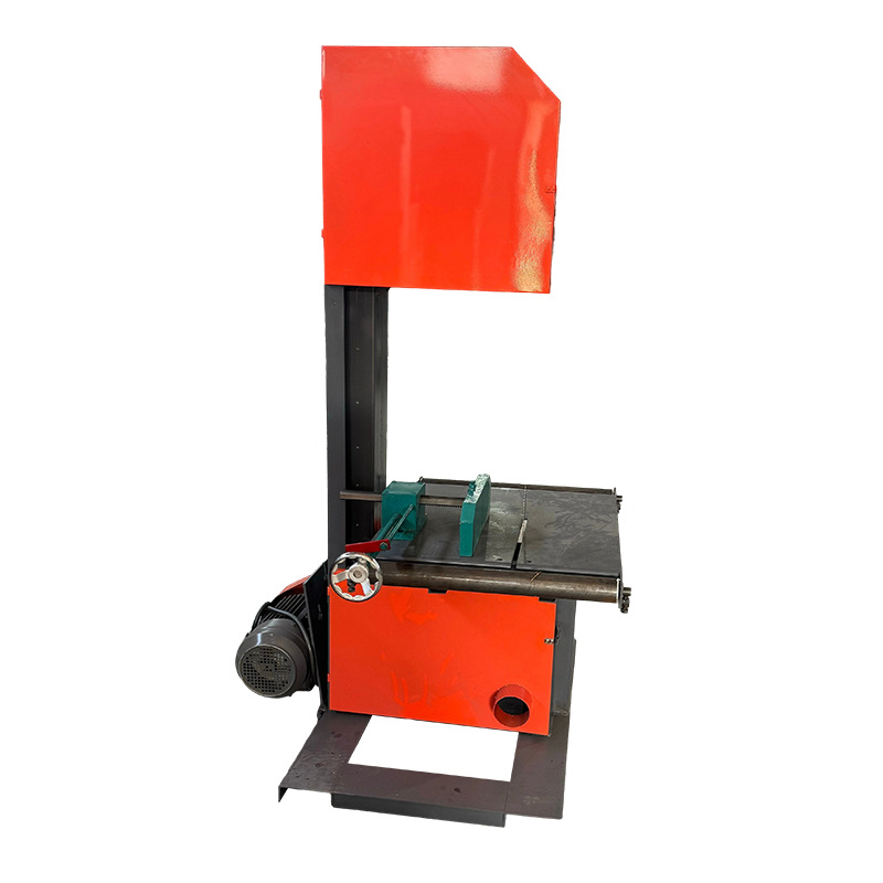 50 sierra de banda vertical tronco redondo abierto tabla de empuje sierra deportiva carpintería horizontal tabla de empuje sierra de banda máquina de corte