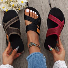 W 95658 Women's Flat Toe Sandals Ůʿ��ֺ��Ь ŷ���羳