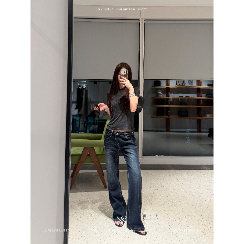 SUN11【Leg Slimming Pants】Slim-fit low-waist flared jeans for women, super stylish and slimming for autumn SUN11【Leg Slimming Pants】Slim-fit low-waist flared jeans for women, super stylish and slimming for autumn