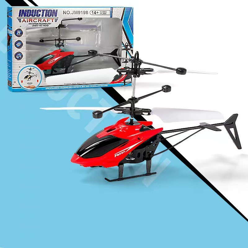 Helicóptero de Inducción Inteligente de Juguete de ABS Resistente a Caídas para Niños