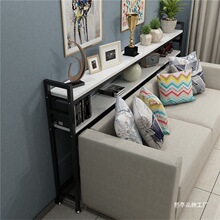 客厅沙发后置物架长条靠墙超窄多层收纳轻奢床头床尾缝隙架子玄关