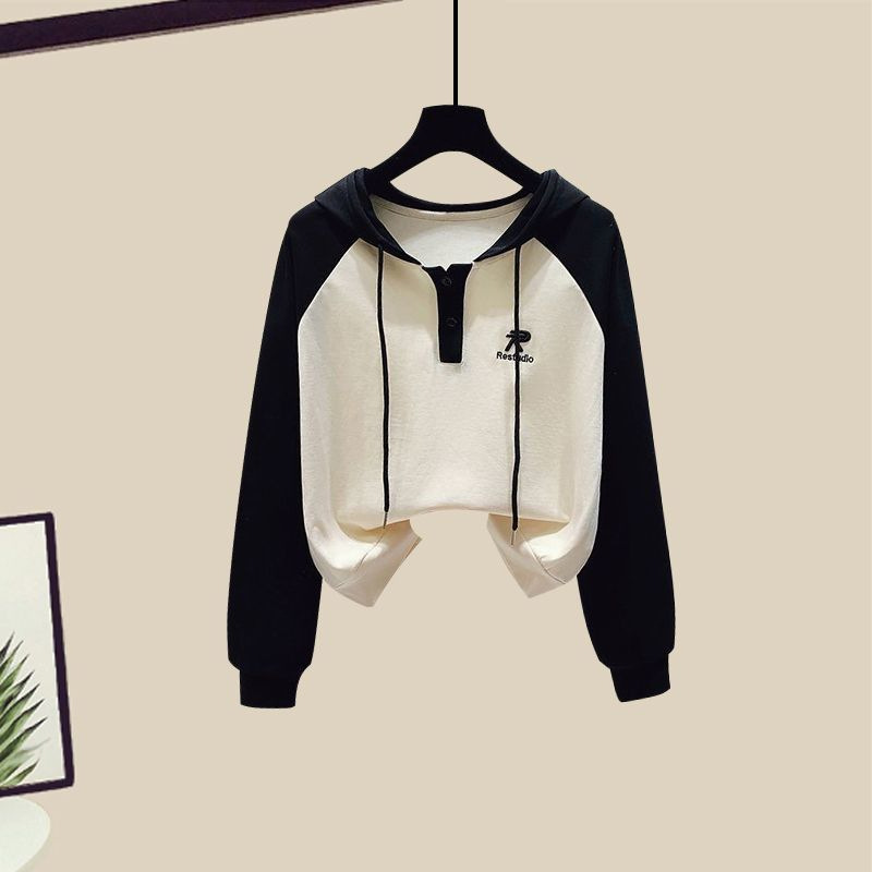 Women's Clothing Casual suit & archer & early spring sports suit 2024 spring and autumn new style age reducing drawstring sweatpants two piece suit_voghion.com